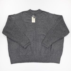 St. John's‎ Bay Women's Plus Crew Neck Long Sleeve Pullover Sweater Grey 3X